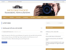 Tablet Screenshot of nickdriftwood.com